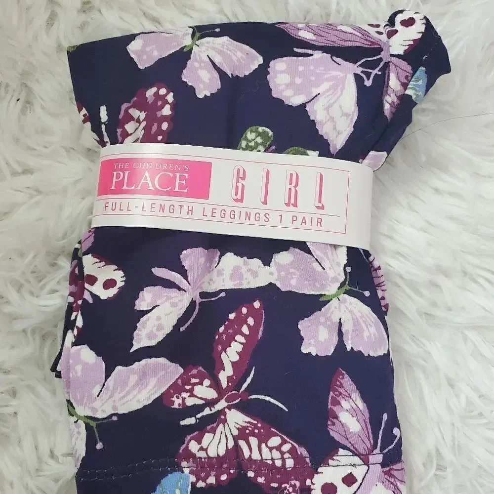 Children's Place Butterfly Full Length Leggings Size XS